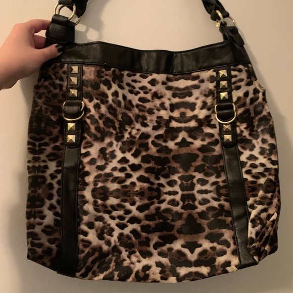Animal Print Tote Purse - Picture 2 of 4